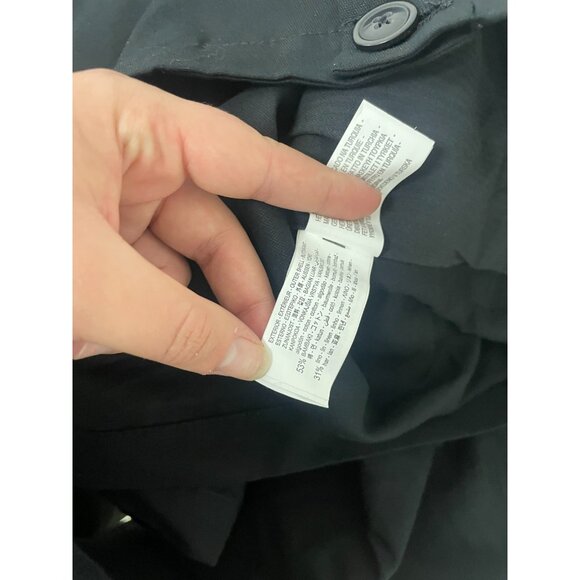 Zara Mens Overshirt Jacket L Black Relaxed Cotton Linen Collared 0706/280 NWT - Picture 12 of 16